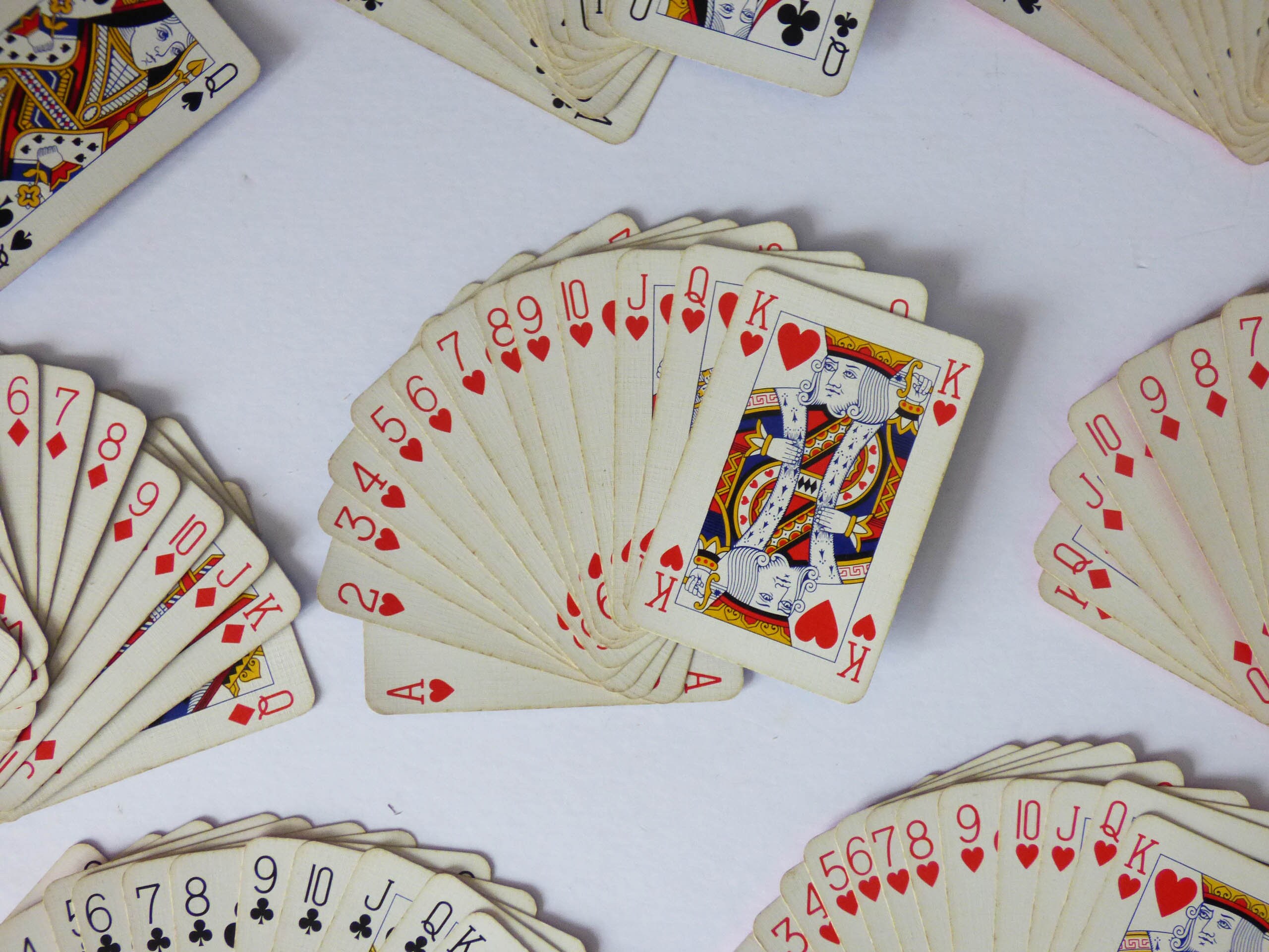 Vintage playing cards Plastic coated
