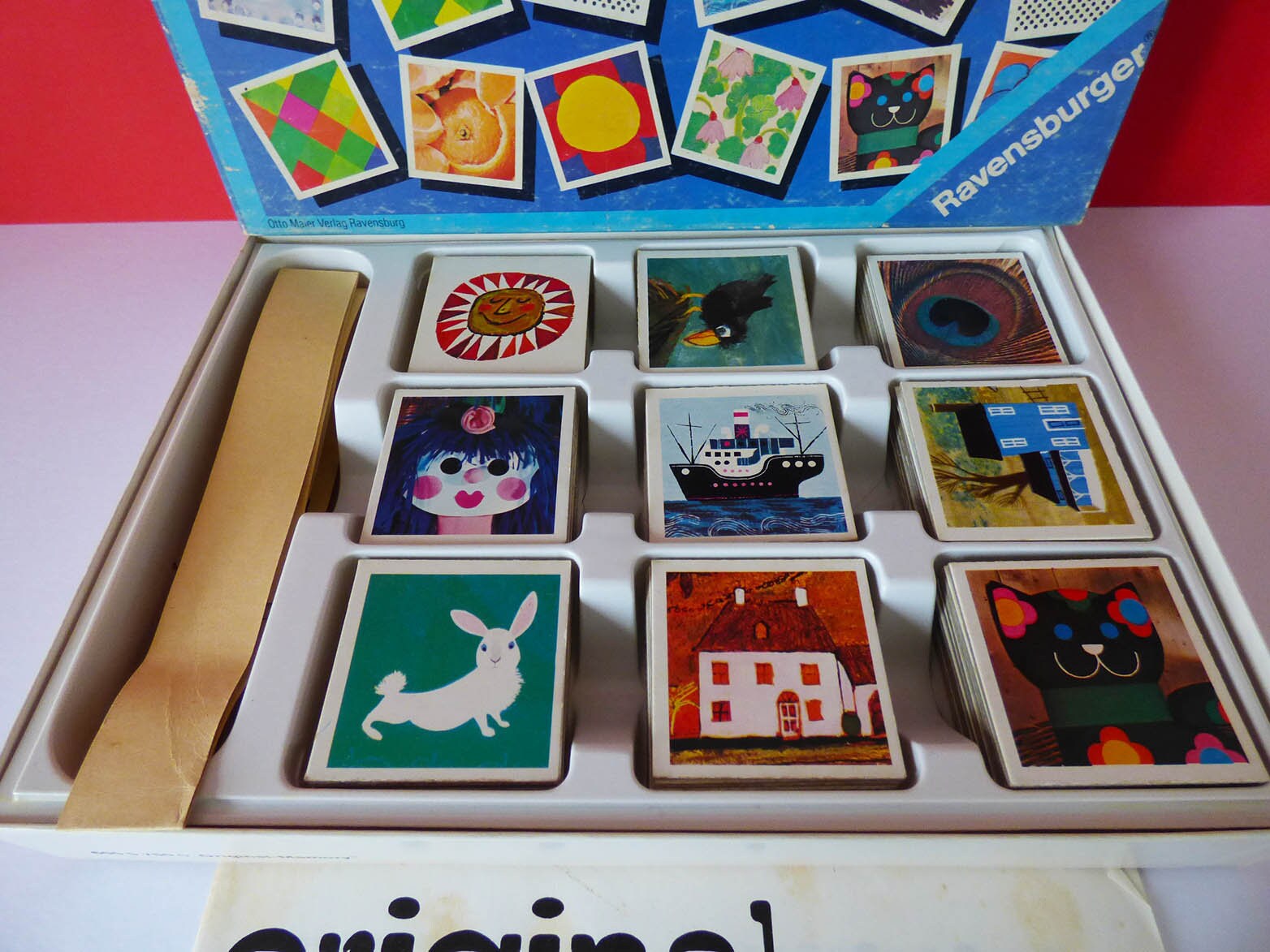 Complete 1974 Ravensburger memory game Eames
