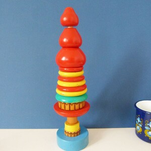 Vintage Russia stacking tower toy