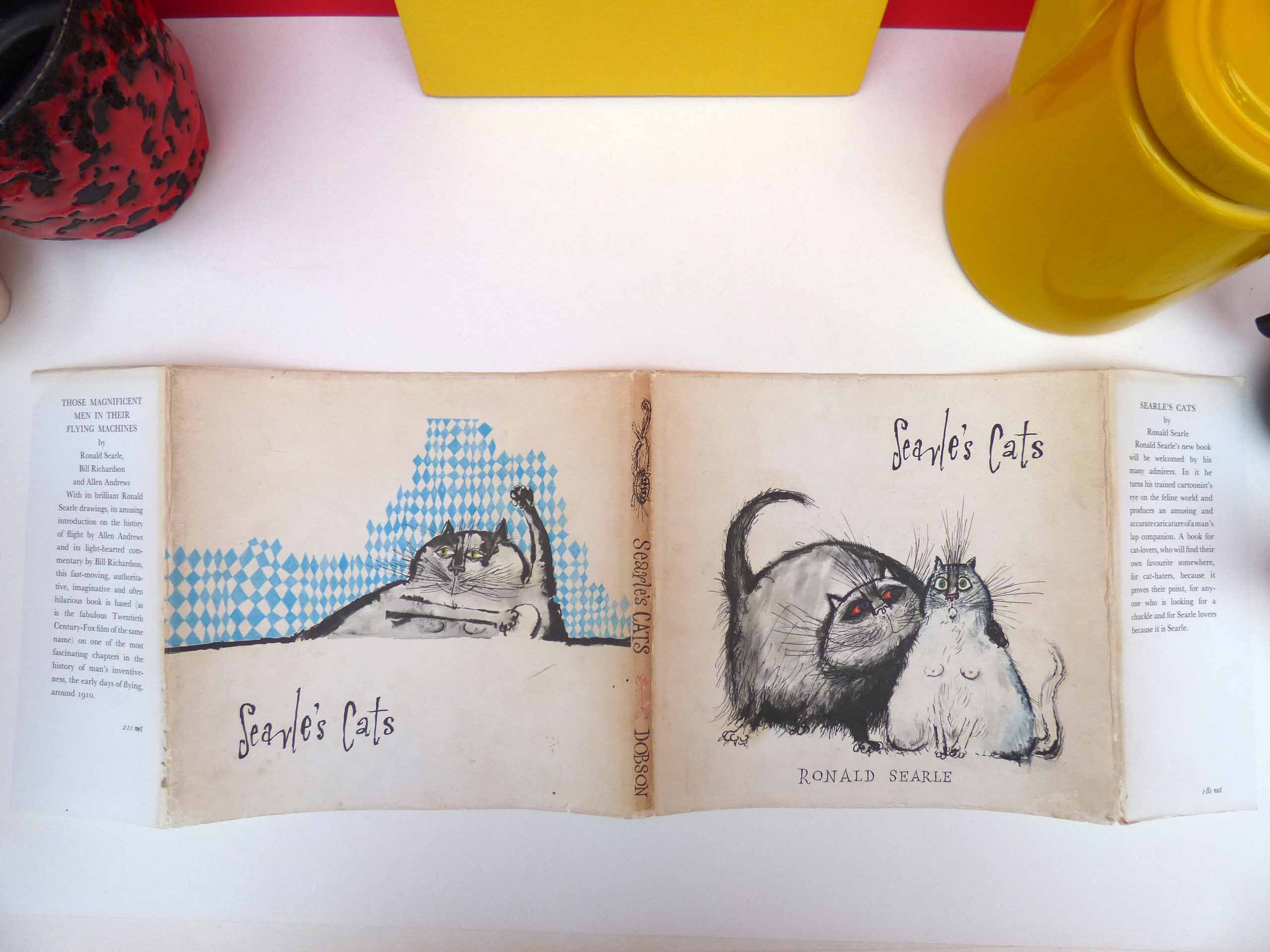 Searles Cats by Ronald Searle first edition, 1967, rare cat Searles Cats by Ronald Searle first edition, 1967, rare cat