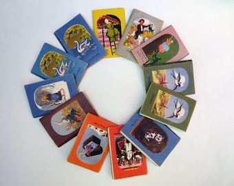 Vintage miniature books - Hans Christian Anderson - nordic paper industry - classic fairy tales - 1950s miniature books