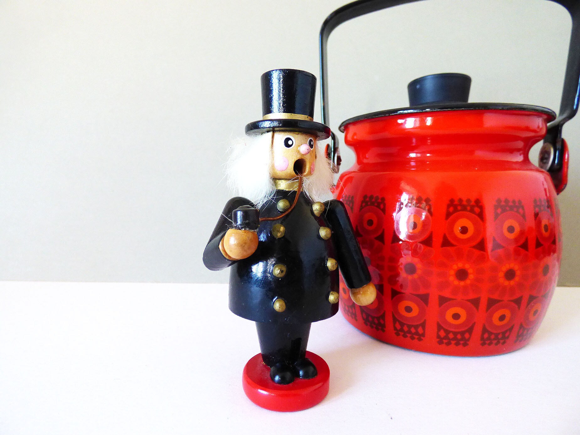 Incense burner Smoking man Vintage West German