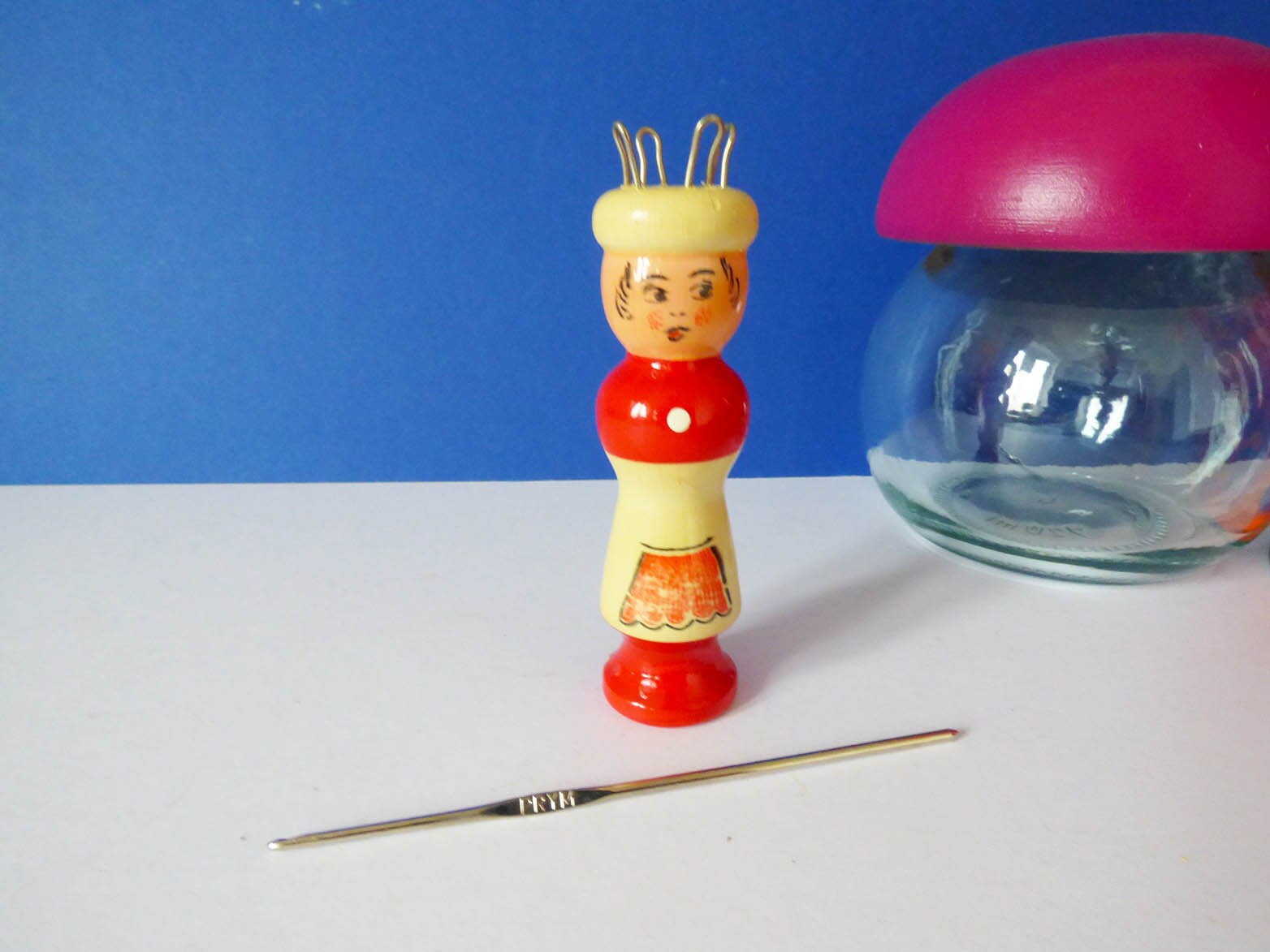 Vintage knitting nancy knitting tool spool
