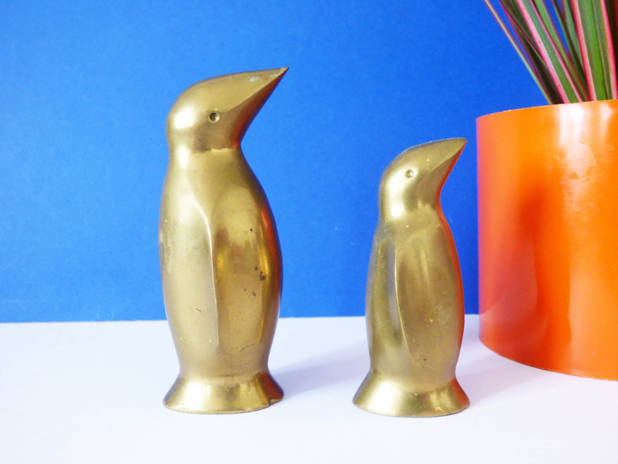 Vintage Brass penguins
