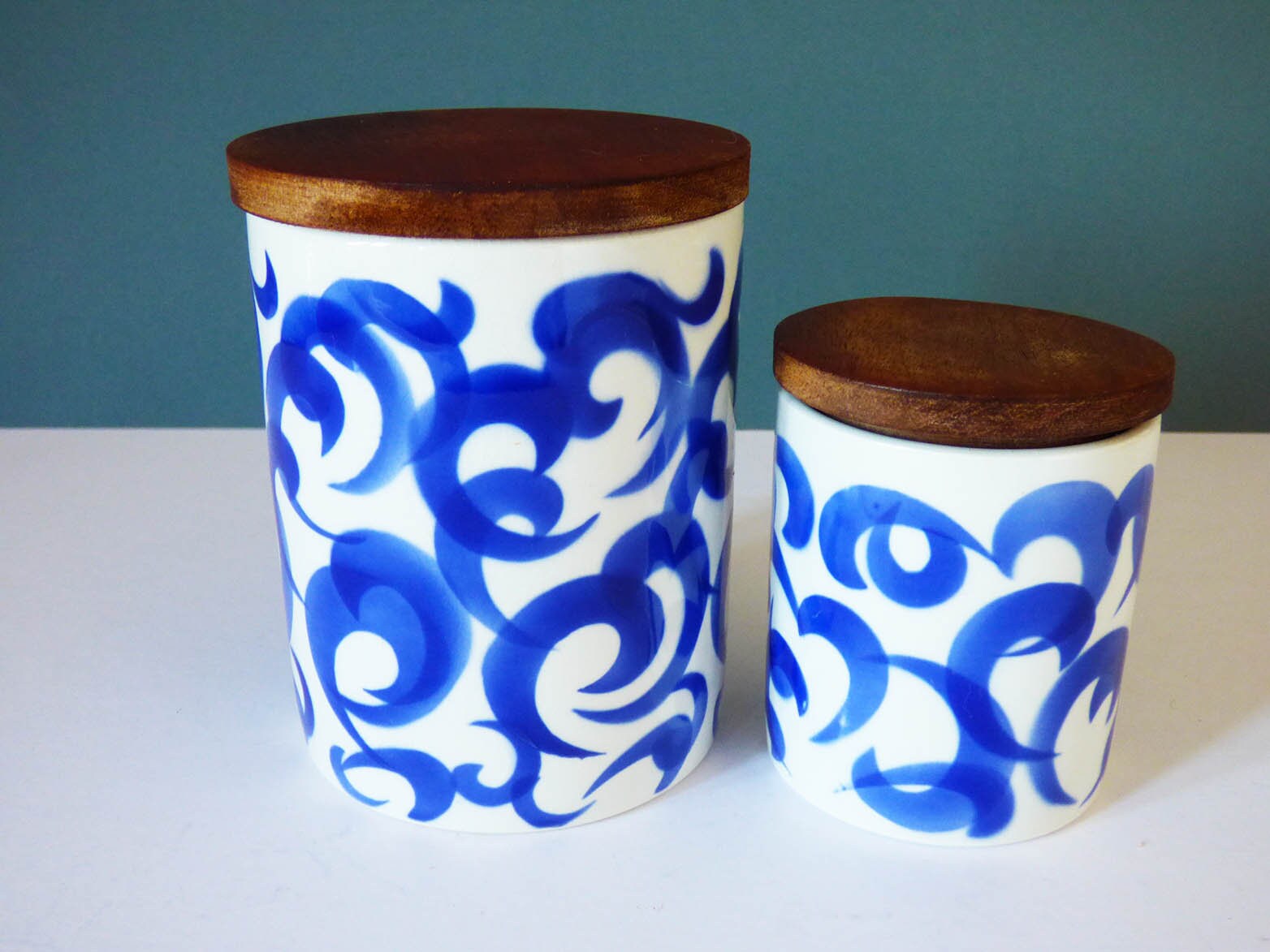 Ceramic T. G Green storage jars