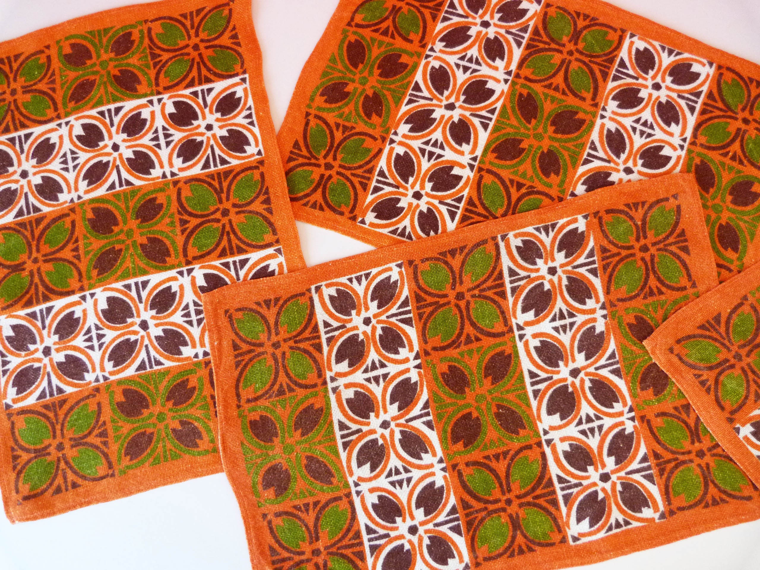 Vintage linen place mats