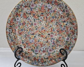 Vintage Daher Decorated Ware Metal Bowl,Made In England