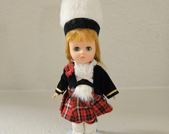 Vintage Vogue Ginny Doll, 8" Scottish Ethnic Girl Made In Hong Kong