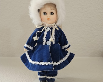 Vintage Vogue Ginny Doll 8" winter Chill,Made In Hong Kong