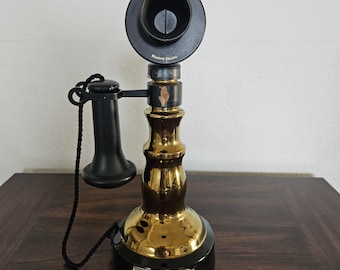 Vintage Jim Beam Candlestick Telephone Decanter