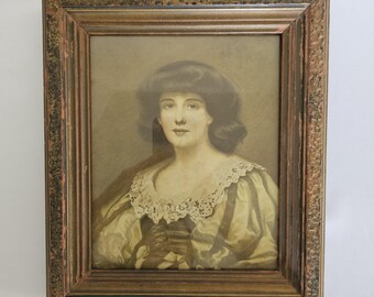 Vintage / Antique Lorna Doone Print and Frame