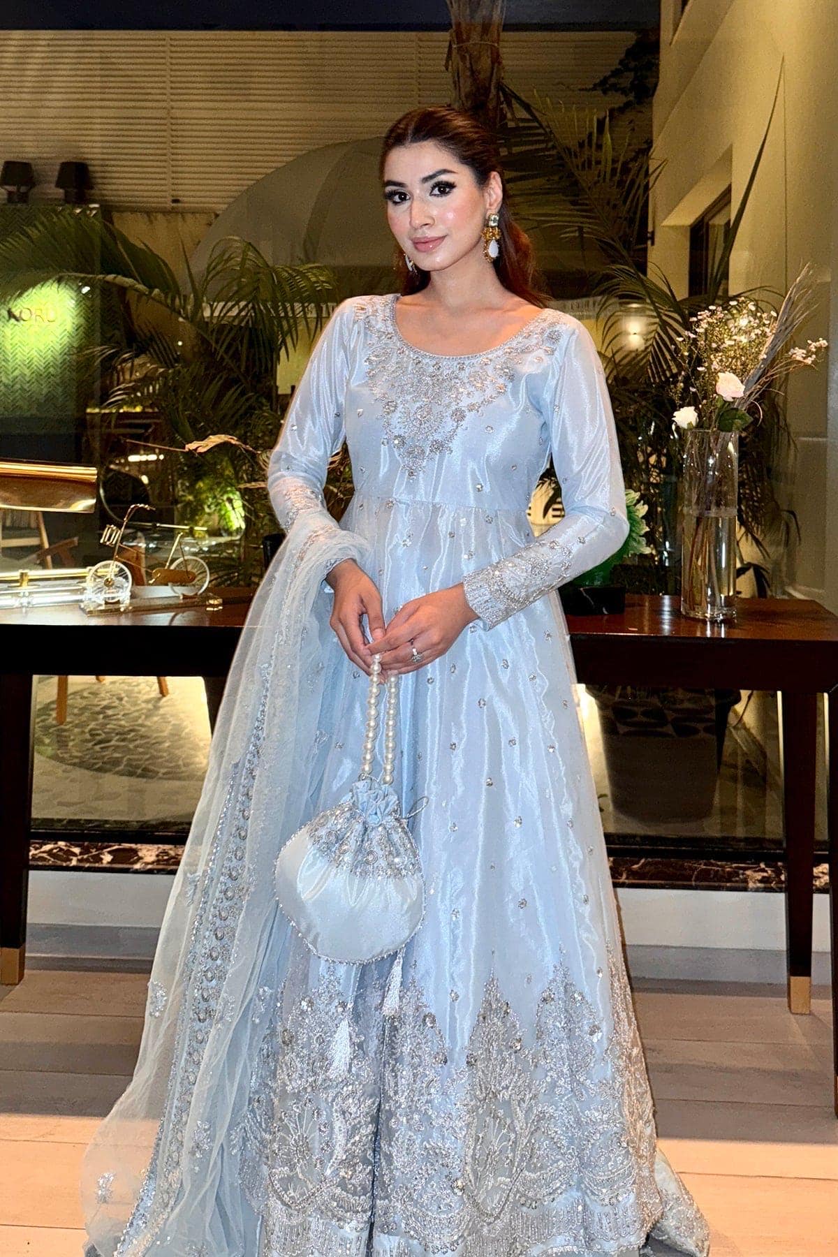 embroidered net dress Sunshine embroider flowy net dress