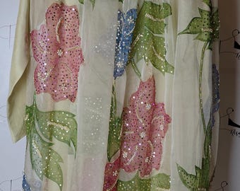 Hand-Painted Sequin Dupatta | Festive Wear
