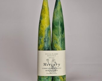 Mercury Ritual Candle | Communication, Focus, Mental Clarity