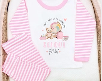 Personalised 1st Day of School Pyjamas