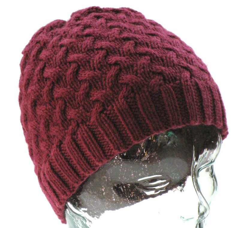 Boyfriend Beanie Knitting Pattern PDF. Hat Knitting Pattern. image 4