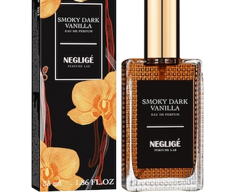 SMOKY DARK VANILLA - niche fragrance. A unique combination of vanilla, smoke, incense and birch resin.