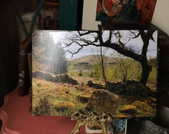 View to Sheepstor, 12 by 8 inch photographic print. Dartmoor Devon