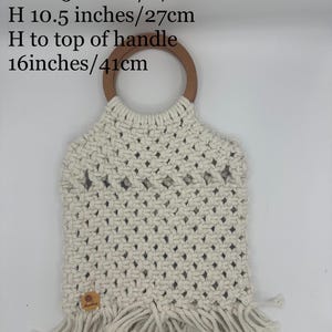 Boho Wooden Handle Bag
