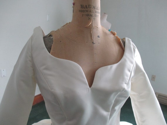 Ivory elegant brida gown sie 9 - image 6