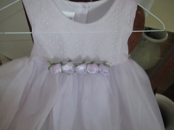 childs lavender tulle dress size 4