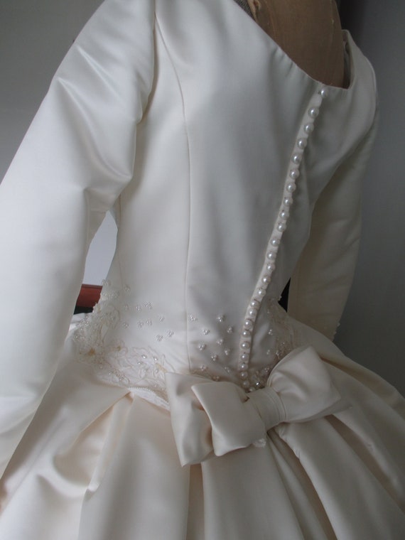 Ivory elegant brida gown sie 9 - image 5