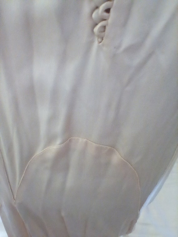 1930 elegant silk chamuse wedding gown size 5-7 - image 9