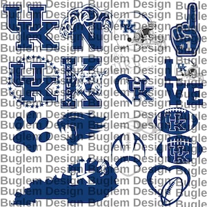 Nuevo - Kentucky-WC-SVG, equipo de fútbol, mejor archivo en capas, listo para Cricut, día del juego, mamá del fútbol, descarga instantánea, eps, svg, vector