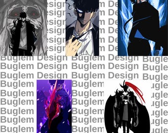 Solo Leveling Anime PNG SVG, Print on Demand | DTF, Sublimation, T-Shirt Design, Ginyu tshirt design, sung jin-woo design template