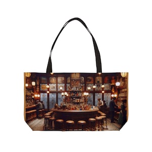 Midnight in Montmartre Weekender Einkaufstasche, Paris Reisetasche, Mode Schultertasche, wiederverwendbare Einkaufstasche