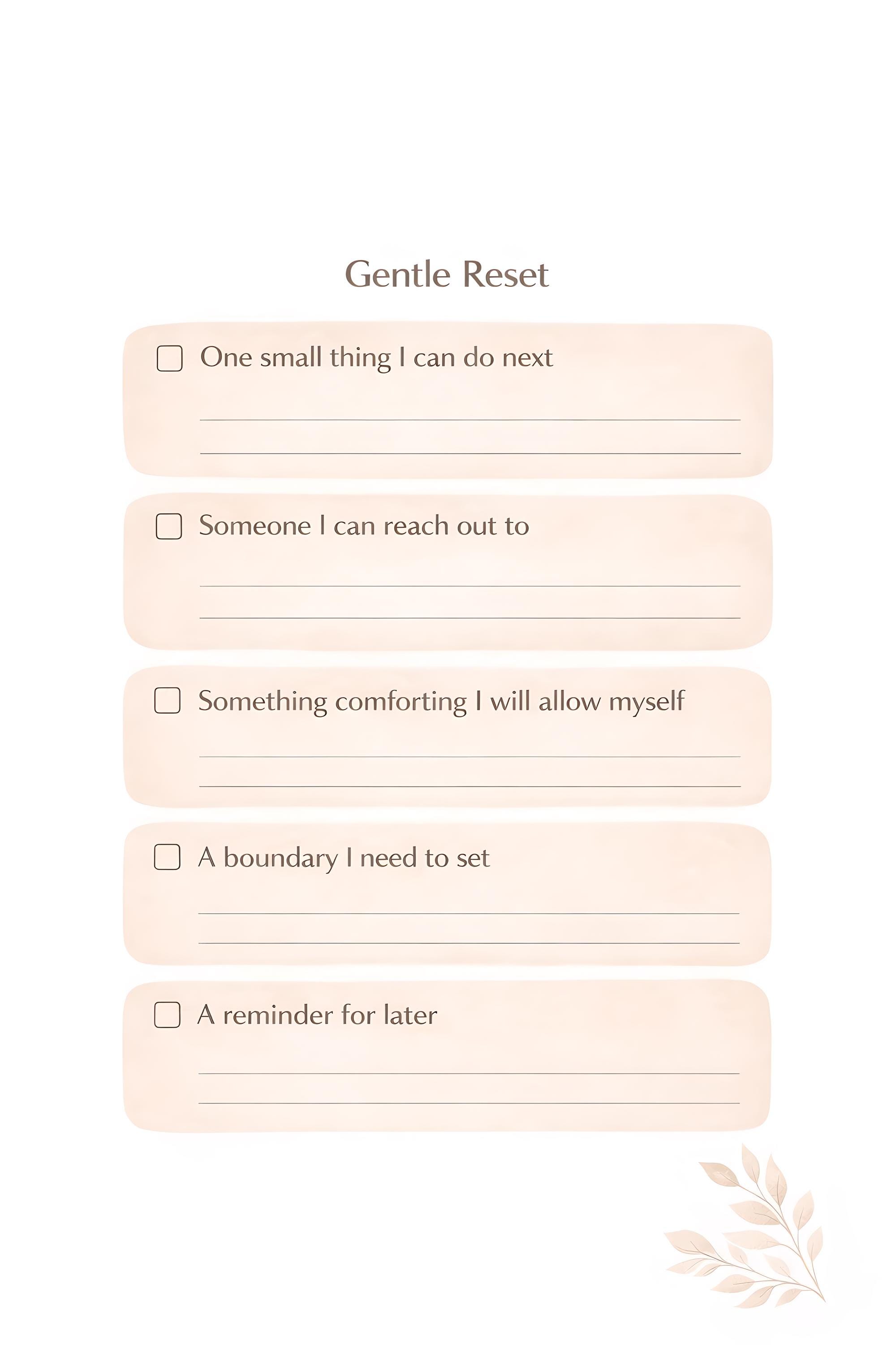 54321 Grounding Exercise Printable | Anxiety Relief Worksheet | 5-4-3-2 ...