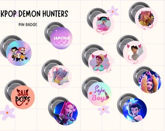 KPOP DEMON HUNTER Pin Badge