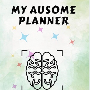 Adult Autism Planner | Digital Visual Organizer | Daily Routine & Executive Functioning Support | Printable Autism Planner Instant Download