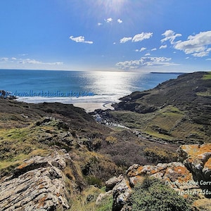 Downas Cove Cornwall Canvas Print: Coastal Seascape Photography