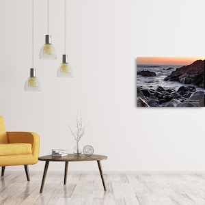 Cornwall Coast Photography Print: Downas Cove Seascape Aluminium Wall Art