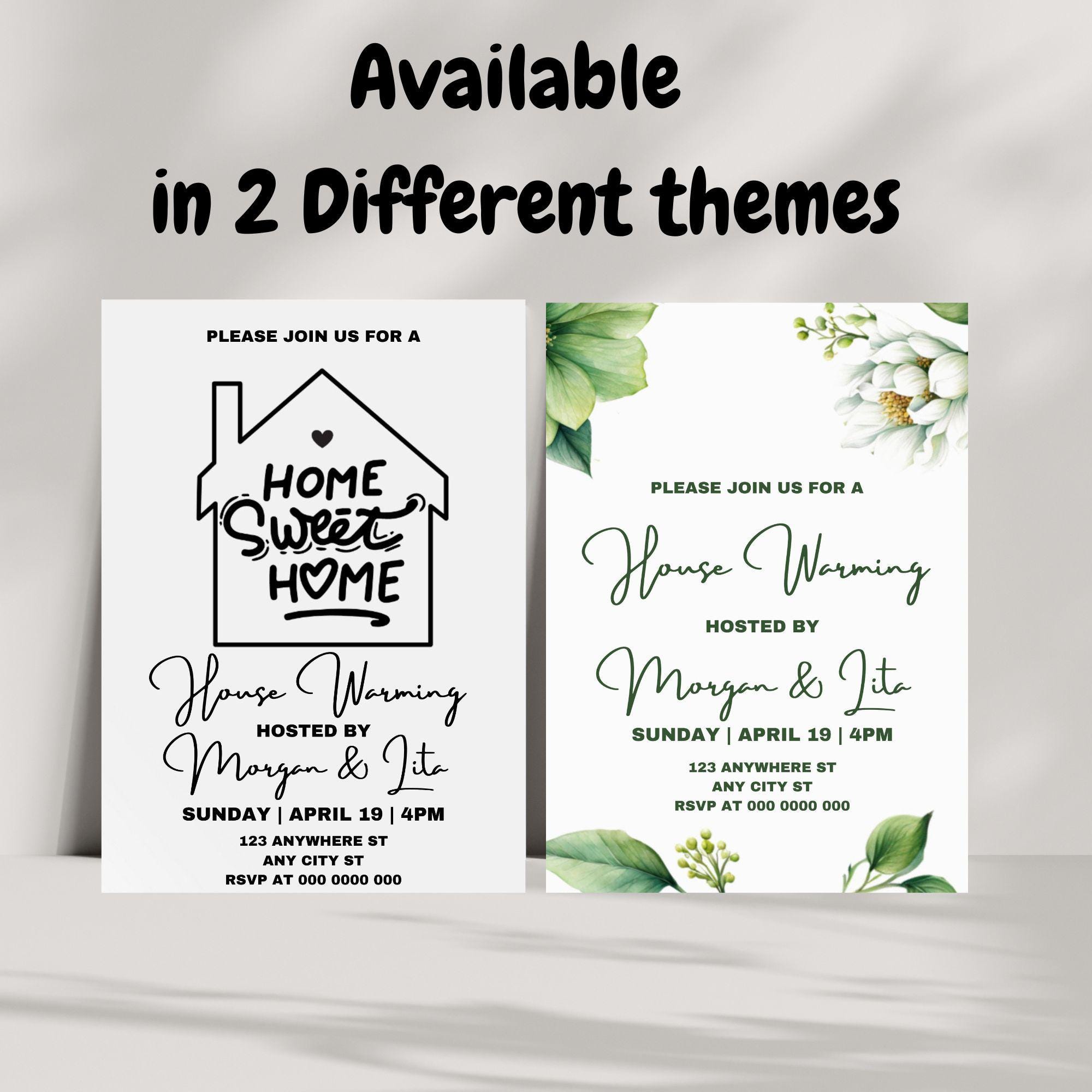 Editable Housewarming Invitation Template (digital Download) - Etsy