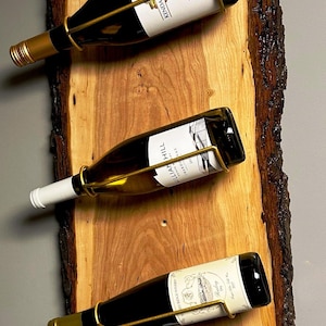 Live Edge Wine Rack