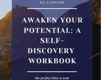 Self-Discovery Workbook: Printable PDF Journal for Personal Growth