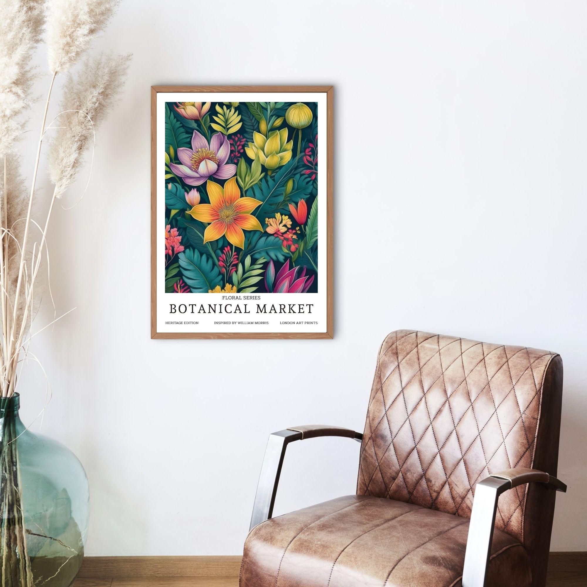 Vintage Botanical Garden Wall Art Poster, Floral Nature Print for ...