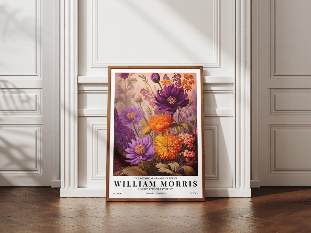 William Morris Poster, Botanical Poster, Vintage Floral Wall Art Print ...
