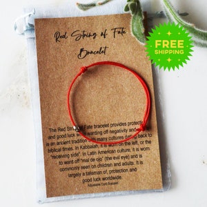 Kabbalah Red String Bracelet: Good Luck, Evil Eye Protection