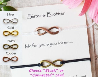 brother gift from sister, brother birthday gift, brother and sister bracelet, brother from sister, brother love, brother sister bracelet