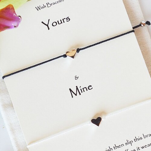 Couples String Bracelets Couple's Wish Bracelet Couples Etsy