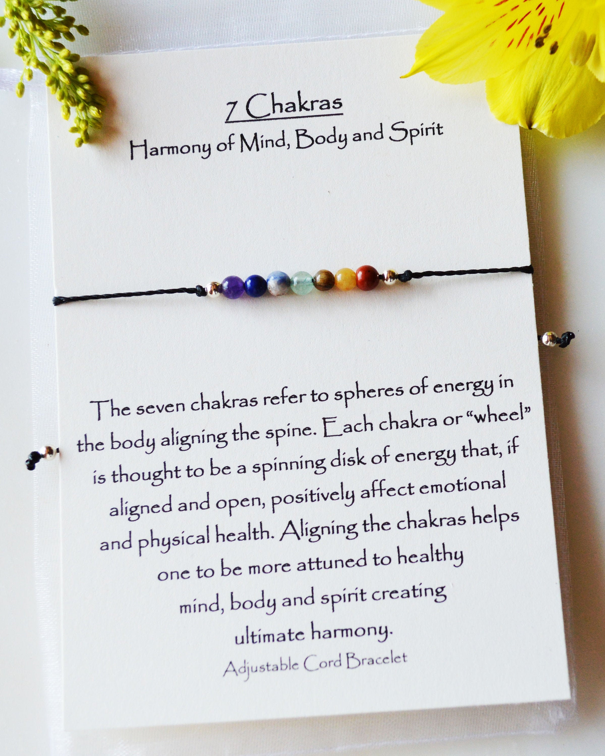 7 Stone Chakra Bracelet 