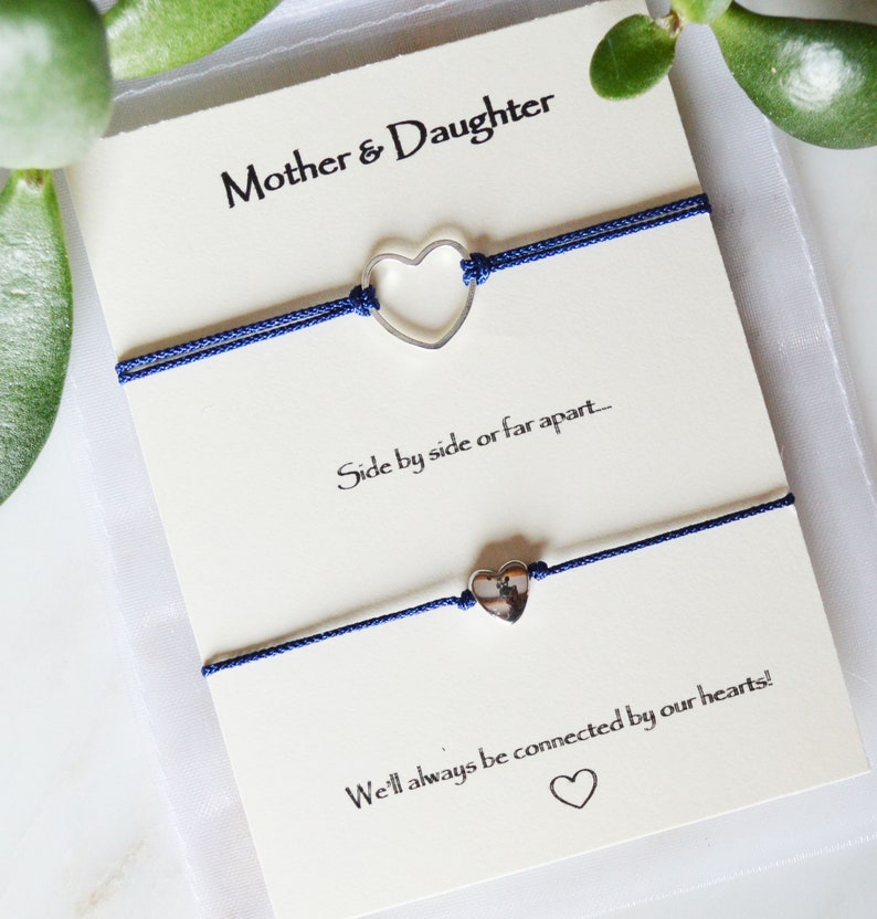Mother and Daughter Bracelets Mother Daughter Mothers Day Etsy