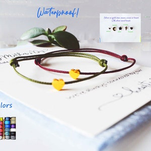 Godmother & Goddaughter Bracelet Set Waterproof | Family Connection Bracelets | Mother Child Paracord | Family Bond String Friendship Gift image 7