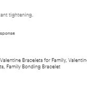 May include: A product image featuring several black cord bracelets with small, silver-colored charms. The bracelets are displayed on a white card with text. The image also includes customer feedback: "Well-made and it doesn't require constant tightening."