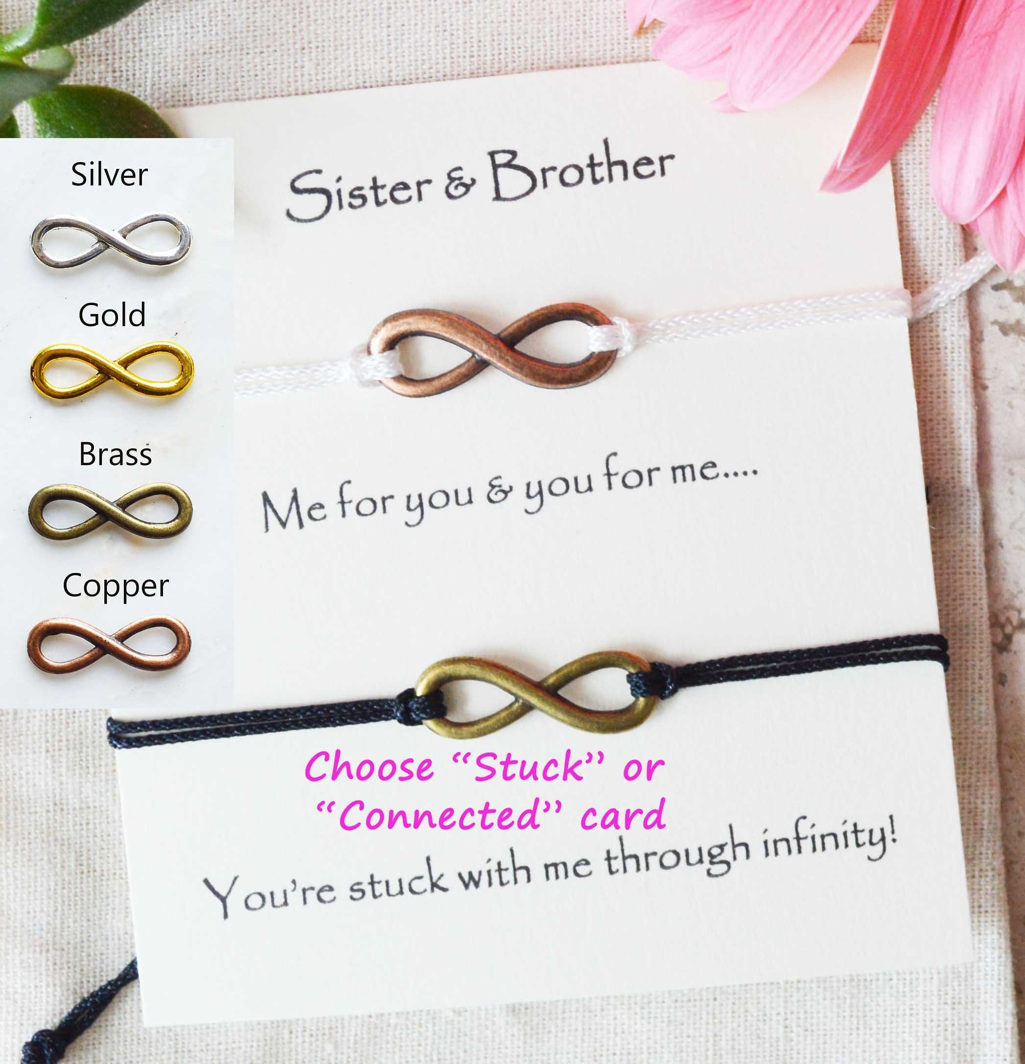 Sister Brother Bracelet, Brother Birthday Gift, Brother From Sister,  Sibling Gift, Brother Birthday Funny Sentimental, Sister Brother Bond -  Etsy | Birthday gifts for sister, Gifts for brother, Brother birthday gift