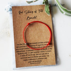 Red String Bracelet, Kabbalah Good Luck, Waterproof Option | Friendship Bracelet |String of Fate, Cordon Rojo, Red Thread Bracelet, Evil Eye