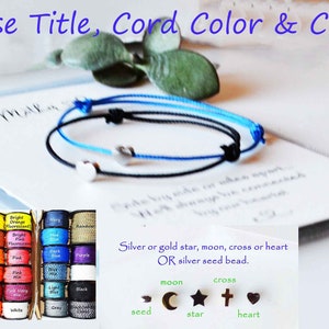 Godmother & Goddaughter Bracelet Set Waterproof | Family Connection Bracelets | Mother Child Paracord | Family Bond String Friendship Gift image 6